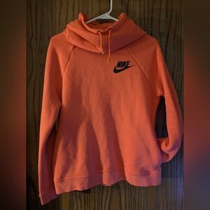 Pink Nike Crowl Neck Hoodie